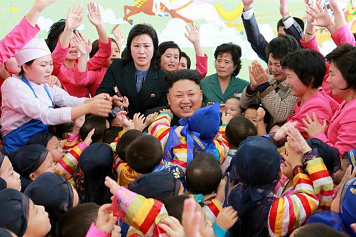 SSI_20150102104319 Kim Jong Un visits an orphanage on New Year's Day 2015