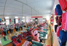 Smuggling of textiles and apparel across Sino-North Korea border continues Chongjin Bag Factory in North Korea