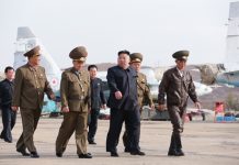 Kim Jong Un visits two military facilities in as many days Kim Jong Un visits air force unit in this photo released by KCNA on April 17.