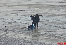North Korean military abolishes family hardship and dishonorable discharges In this photo from February 2019, North Korean border guards ice fishing in Onsong County, North Hamgyong Province. Taken in February 2019