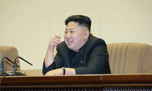 Kim Jong Un at a military training in 2013
