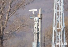 North Korea offering cash rewards to informants in the border region Camera surveillance equipment on the Sino-North Korea border