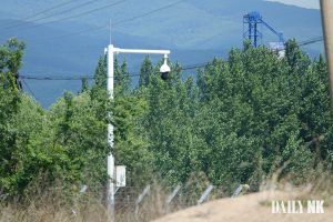 CCTV camera in Jilin Province on the China-North Korea border