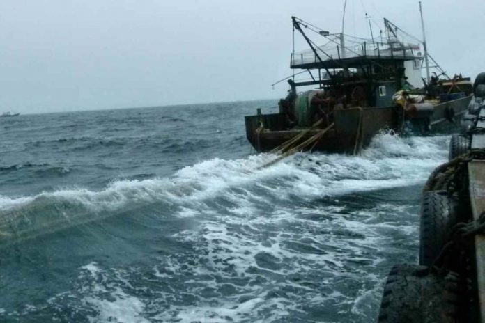North Korean fishing vessel
