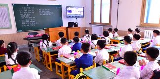 Classroom doors at N. Korean schools “sealed shut” doors
