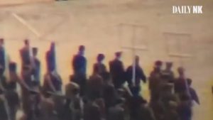 students parade
