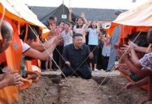 Free food, forced thanks: Inside N. Korea’s flood relief efforts in Uiju county