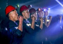 North Korean coal miners arrested for watching South Korean videos Workers at the Pukchang Youth Coal Mine General Enterprise pictured underground, as featured in Rodong Sinmun on Nov. 3, 2025