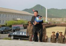 North Korea orders surprise inspections of civilian militias Kim Jong Un visits a Korean People's Army mechanized infantry unit in western North Korea on Apr. 25, 2026, during the 94th founding anniversary of the Korean People's Revolutionary Army