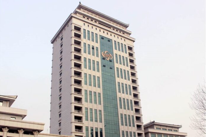 central-bank-north-korea-pyongyang-sokwang The Central Bank of North Korea building in Pyongyang, as shown on the website of state propaganda outlet Sokwang