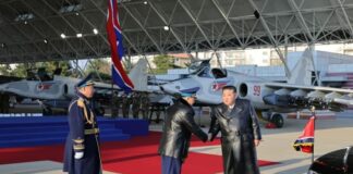 Kim Jong Un saves air force commander’s nephew from execution, fueling anger over double standards Kim Jong Un shakes hands with Air Force Commander Kim Gwang Hyok at the 80th anniversary ceremony of the Korean People's Army Air Force, held at Kalma Airport in Wonsan, Nov. 28, 2025.
