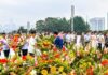 Elderly North Koreans recall Kim Il Sung era fondly despite hardship today Crowds lay flower baskets at Mansu Hill in Pyongyang marking the anniversary of Kim Il Sung's death