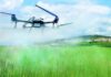 Drone pilot arrested for secretly filming inside homes in Kaesong Agricultural drone spraying pesticide over a rice paddy in North Korea